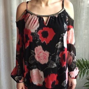 INC cold shoulder blouse